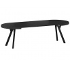 Jídelní stůl DOMINGO, Černá dýha/Černá