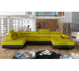 Sedací souprava ve tvaru U RODRIGO, Omega 68 / soft 11 Levá