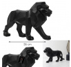Figurka origami Lev černá