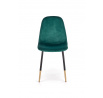 Jídelní židle K379, tmavě zelený Velvet