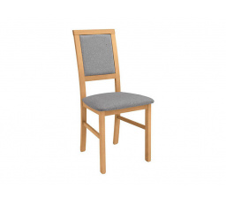 Jídelní židle ROBI dub přírodní /Baku 4 grey