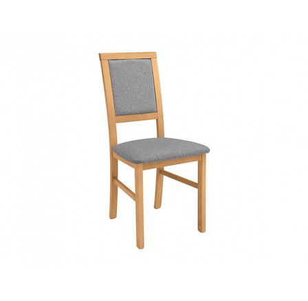 Jídelní židle ROBI dub přírodní /Baku 4 grey