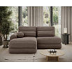 Ripeli Corner Sofa Bed with Storage, Light Brown Velvet, Left-Hand Facing Modullo 20 180x128 Left 1
