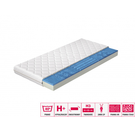 Matrace Pěnová Lauren 80x200 Hypoalergenní potah Microfibre