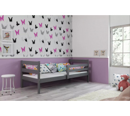 Dětská postel ERYK 80x190 cm, bez matrace, Grafit