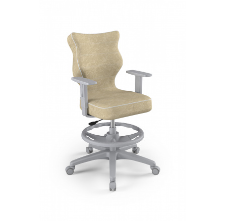 Kancelářské křeslo DUO , šedá Visto 26 velikost 6 WK+P