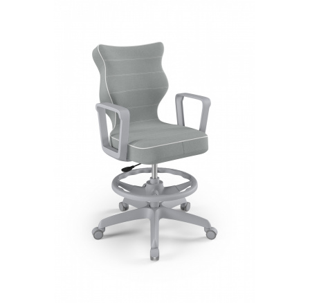 Kancelářské křeslo NORM, šedá Jasmine 03 velikost 5 WK+P