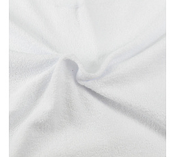 Froté prostěradlo bílé 90x200 cm na vysokou matraci 190g/m2