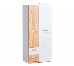 Systém "LORENTO" L1 (Skříň 2D 2S) - Barva: dub nash