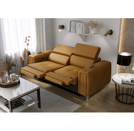 POHOVKA ORION II RELAX 190 CM PŘÍRODNÍ KŮŽE POHOVKA ORION II RELAX 190 CM PŘÍRODNÍ KŮŽE