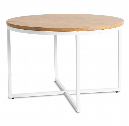 Stůl HANTEL Dub Zlatý/Bílý