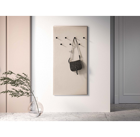 Čalouněný věšákový panel SOPHIE 20, kašmír Čalouněný věšákový panel SOPHIE 20, kašmír