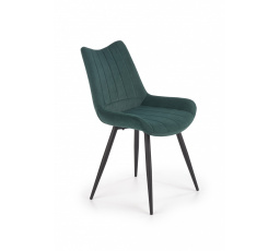 Jídelní židle K388, tmavě zelená