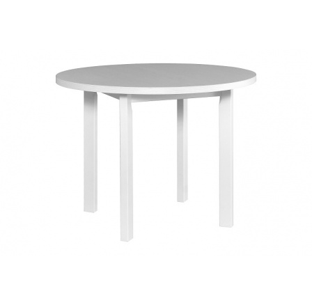 PENELOPE 2 ( POLI 2 )  - jídelní stůl kulatý lamino - bílá  - kolekce "DRE" (K150-Z)