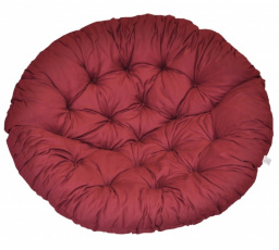 Polstr na křeslo papasan 100 cm vínový kepr