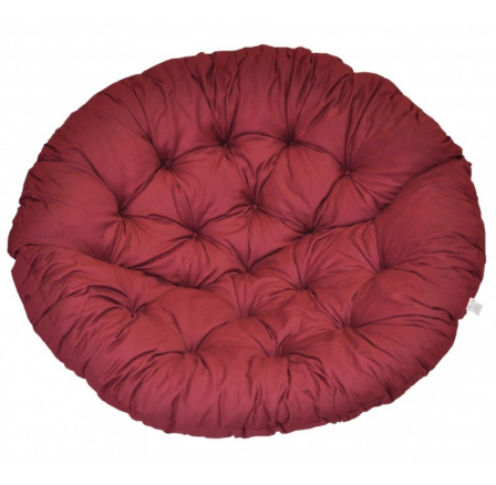 Polstr na křeslo papasan 100 cm vínový kepr