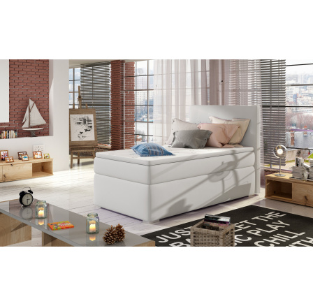 Boxspring postel Rocco 90x200 Soft 17 Levá 1