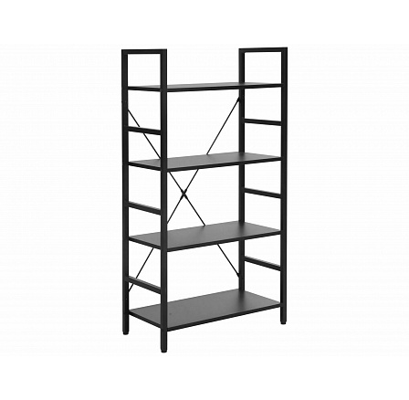 Regál LOFT R4, Černý