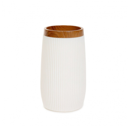 Koupelnový hrnek DIALL bílý 6.5x12 cm AW23 860053