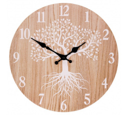 Hodiny nástěnné MDF, 34cm