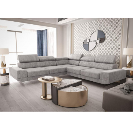 Rohová sedací souprava MILANO MAX 270x270 cm - šedá