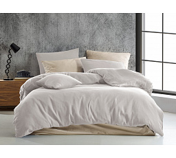 Francouzské mušelínové povlečení krémové 220x200