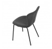 Jídelní židle, šedá, látka, CT-S8010 GREY2