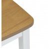 Jídelní set s 4 židlemi, 120x75x75cm, masiv, přírodní, VESPA OAK
