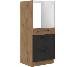 Kuchyňská skříň VEGAS - 60 DPS-145 3S BB, Dub Lancelot / Matera