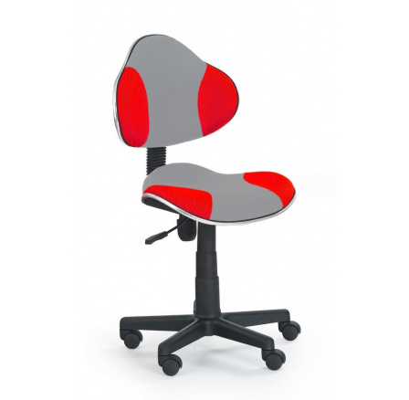 Židle QZY-G2 šedo červená