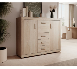 Komoda 3D3SZ BAHAR Sonoma+Sonoma