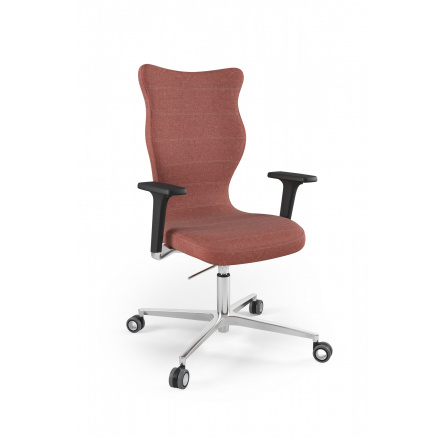 Židle kancelářská otočná ZODIAC ,  leštěná Palladium 02 velikost 7