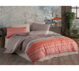 Povlečení francouzské bavlna 240x200,70x90 Tibora salmon