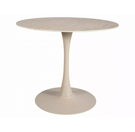 STŮL AMADEO KERAMICKÝ TRAVERTIN/KAŠMÍR FI 90