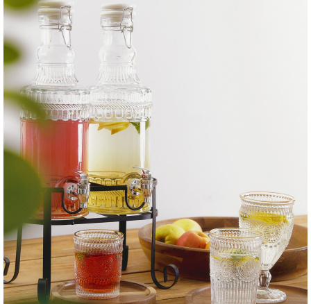 Sklenice EMICA s dvojitým uzávěrem 2x2l 849430