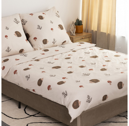 Povlečení HERRISON ježek mikrovlákno 160x200 cm AW23 854007