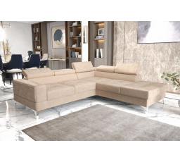 Rohová sedací souprava TOSCANIA II průměr 30x250 - pravá, béžová