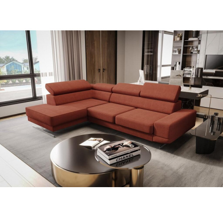 Rohová sedací souprava MILANO I - hnědá , levá Rohová sedací souprava MILANO I - hnědá , levá