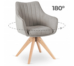 Otočná židle LEMON Šedá