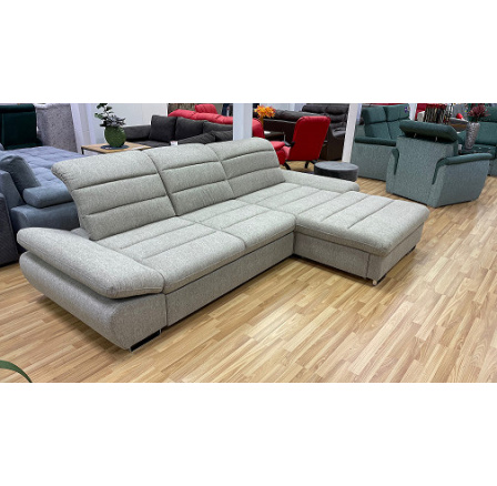 ROMANTIKA KLASIK (ROMA) 3FBL-OSBP Pravá - sedací souprava světle hnědá GEMMA 11 kolekce (ST) - "STA" (K250)