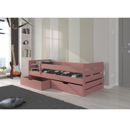 Postel s matrací BEMMA 180x80 Růžová