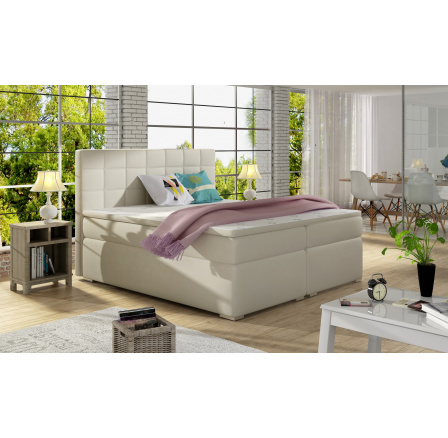 Čalouněná postel - boxspring ALICE, Soft 33, 140x200 cm