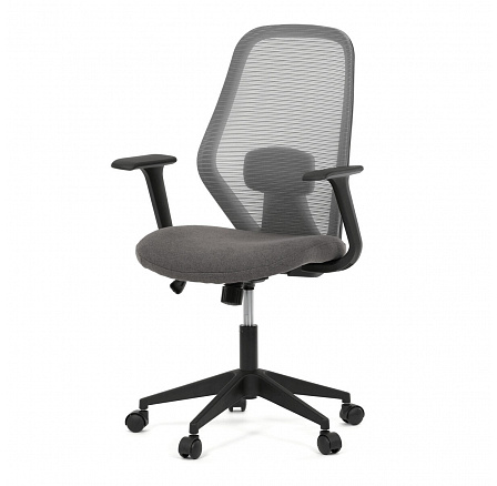 Kancelářská židle, houpací mechanismus, šedá síťovina, KA-V3149 GREY Kancelářská židle, houpací mechanismus, šedá síťovina, KA-V3149 GREY