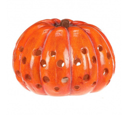 Dýně s otvory - magnesium, LED osvětlení, oranžová