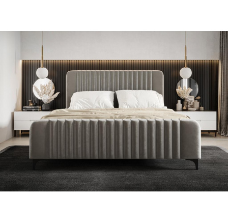 Postel MODENA - 180 cm x 200 cm, volitelný odstín Postel MODENA - 180 cm x 200 cm, volitelný odstín