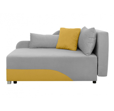 pohovka ELO LUX 1DL.L, Mono 236 yellow/Soro 90 grey (FL13-K1230) pohovka ELO LUX 1DL.L, Mono 236 yellow/Soro 90 grey (FL13-K1230)