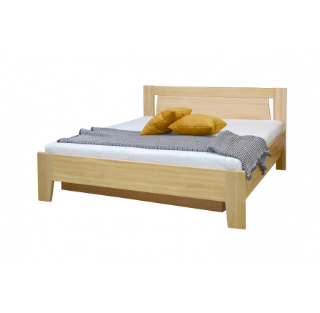 ANGELIKA  š. 160  (ANTONIA - KORPUS) - dřevěná postel pouze KORPUS-masiv BUK, bez roštů a bez up,  kolekce "FN" (K150)