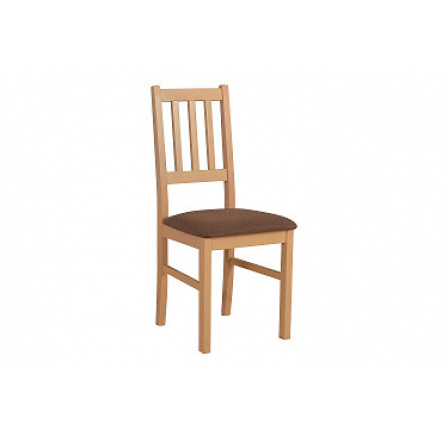 BOSANOVA 4 (BOSS 4) jídelní židle dub sonoma/látka č.6 čokoládová - kolekce "DRE" (k150-E)