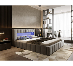 Postel Amaro 200x200 DŘEVĚNÝ RÁM
