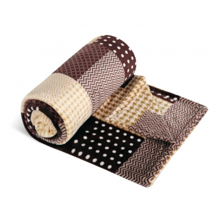 Deka Kemping 150x200 cm kostka béžová